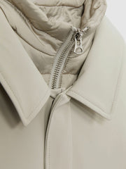 Children & Baby 9-13 yrs Gabardine Coat with Removable Gilet in Stone