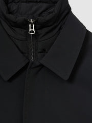 Children & Baby 3-9 yrs Gabardine Coat with Removable Gilet in Navy
