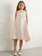 Children & Baby 3-9 yrs High-Neck Drape Back Dress in Pink