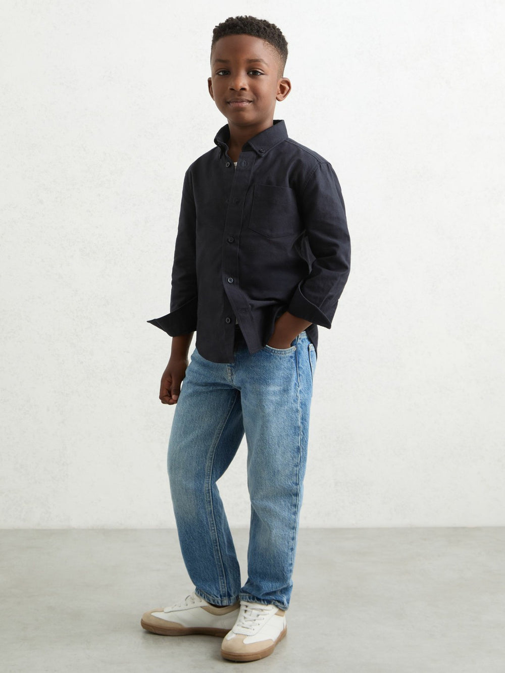 Children & Baby 9-13 yrs Button Down Oxford Shirt in Navy