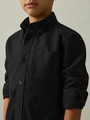 Children & Baby 3-9 yrs Button Down Oxford Shirt in Black