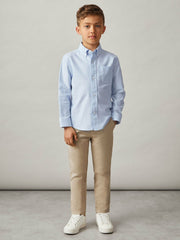 Children & Baby 9-13 yrs Button Down Oxford Shirt in Soft Blue