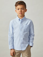 Children & Baby 9-13 yrs Button Down Oxford Shirt in Soft Blue