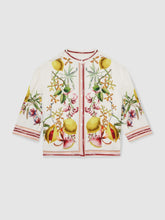 Children & Baby 13-14 yrs | NYBG Satin Floral-Print Shirt in Ivory