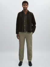 Men Les Deux Drawstring Trousers in Green/Ivory