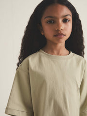 Children & Baby 13-14 yrs | Les 100 Ciels Oversize T-Shirt in Sage