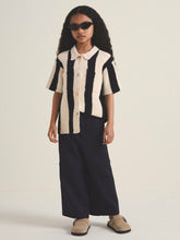 Children & Baby 9-13 yrs | Les 100 Ciels Stripe Knit Shirt in Black