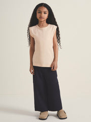 Children & Baby 13-14 yrs | Les 100 Ciels Oversize T-Shirt in Peach