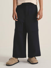 Children & Baby 9-13 yrs | Les 100 Ciels Wide-Leg Joggers in Navy