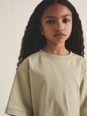 Children & Baby 4-9 yrs | Les 100 Ciels Oversize T-Shirt in Sage