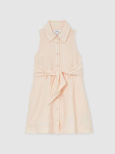 Children & Baby 13-14 yrs Tie-Waist Collared Dress in Pink