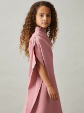 Children & Baby 4-9 yrs One-Shoulder Draped Dress in Pink
