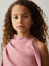 Children & Baby 9-13 yrs One-Shoulder Draped Dress in Pink