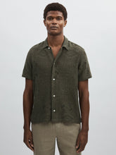 Men Les Deux Blend Lace Shirt in Olive Green