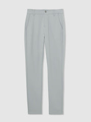 Men Paige Slim-Fit Stretch Trousers in Moon Shadow Blue
