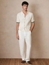 Men | Ché Textured Cuff-Trim Shirt in White