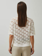 Women McLaren F1 Team Speedmark Crochet Shirt in White