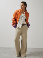 Women McLaren F1 Team Speedmark Crochet Shirt in White
