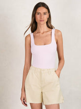 Women 90S Long Shorts in Ecru