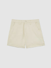 Women 90S Long Shorts in Ecru