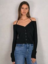 Women 100% Cotton Jumper in Black