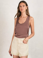 Women 90S Shorts in Ecru