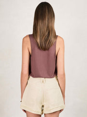 Women 90S Shorts in Ecru