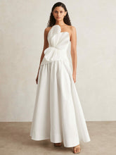 Women Acler Ivory Plissé Fan Strapless Maxi Dress in Ivory