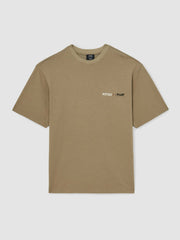 Men | Ché Cotton-Linen Sunset T-Shirt in Sage Green