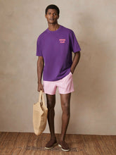 Men | Ché Cotton Palm-Print T-Shirt in Purple