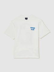 Men | Ché Cotton Palm-Print T-Shirt in White