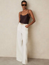 Women Silk Cami Top in Burgundy