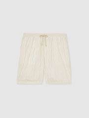 Men | Ché Fringed-Wave Shorts in Off White