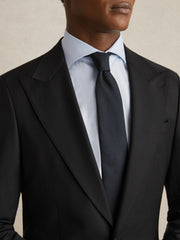 Men Slim Fit Slim-Fit Cotton Double-Cuff Shirt in Soft Blue