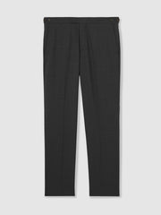 Men Slim-Fit Wool-Blend Suit Trousers in Grey