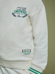 Children & Baby 3-9 yrs SmileyWorld Logo Sweatshirt Unisex Fit in White