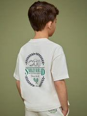 Children & Baby 9-13 yrs SmileyWorld Oversize T-Shirt in White