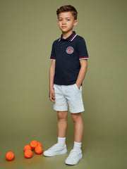 Children & Baby 3-9 yrs SmileyWorld Piqué Polo Shirt in Navy