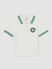 Children & Baby 3-9 yrs SmileyWorld Piqué Polo Shirt in White