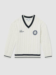 Children & Baby 3-9 yrs SmileyWorld Cable-Knit Jumper Unisex Fit in Off White