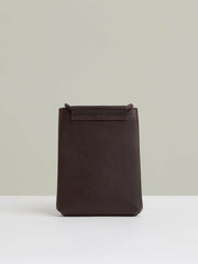 Women Leather Phone Holder in Oxblood