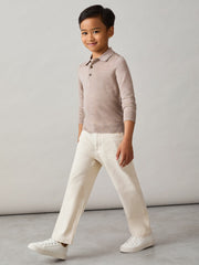 Children & Baby 9-13 yrs Relaxed-Fit Jeans in Off White