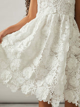 Children & Baby 9-13 yrs Guipure-Lace Midi Dress in Ivory