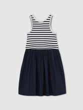 Children & Baby 13-14 yrs Cotton Layered Sleeveless Midi Dress in Navy
