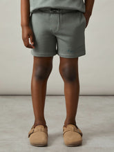Children & Baby 9-13 yrs Cotton Brand-Embroidered Shorts in Washed Sage