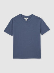Children & Baby 9-13 yrs Crew Neck T-Shirt in Ocean Blue