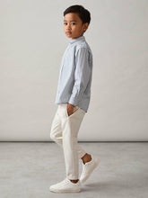 Children & Baby 3-9 yrs Cotton-Poplin Striped Oversize Shirt in Blue/White