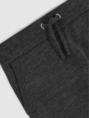 Children & Baby 9-13 yrs Merino Wool Cuffed Joggers in Derby Grey Melange