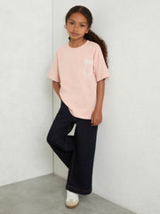Children & Baby Cotton Pony Club Print T-Shirt in Pink