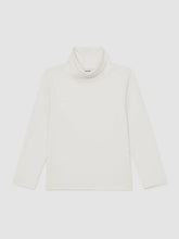 Children & Baby 13-14 yrs Cotton-Jersey Roll-Neck Top with Stretch in Ivory
